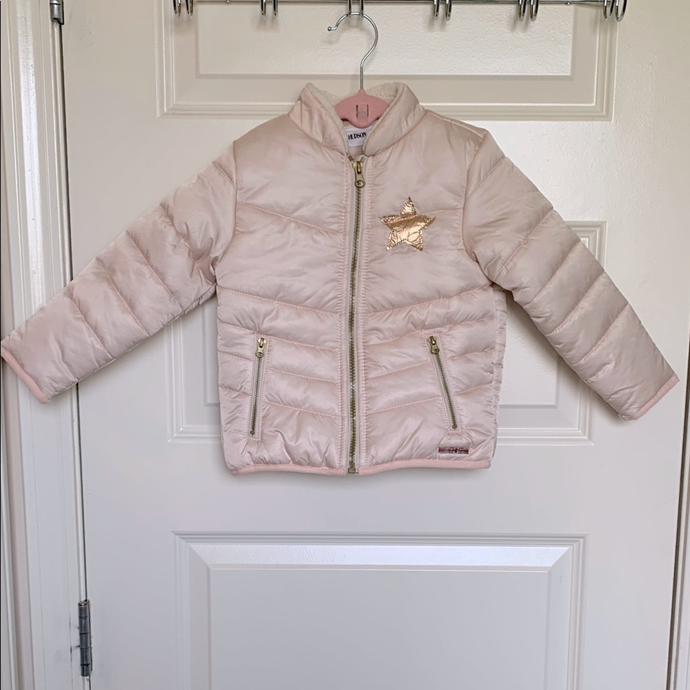 Hudson Jeans Light Pink Puffer Jacket